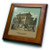 3dRose ft_55421_1 Abraham Lincolns Return Home Springfield, Illinois 1898-Framed Tile Artwork, 8 by 8-Inch