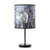 Idea Nuova Nightmare Before Christmas Double Shade Table Lamp, Grey