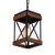 Fivess Lighting Rustic Farmhouse Pendant Light with Wood and Metal Cage, One-Light Adjustable Chains Industrial Mini Pendant Lighting Fixture for Kitchen Island Cafe Bar, Black Fivess Lighting Rustic Farmhouse Pendant Light with Wood and Metal Cage, One-Light Adjustable Chains Industrial Mini Pendant Lighting Fixture for Kitchen Island Cafe Bar, Black