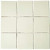Ceramic Talavera Mexican Tile 4x4", 9 Pieces (NOT Stickers) A1 Export Quality! - Colonial White