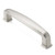 Cauldham 10 Pack Solid Kitchen Cabinet Handles (3-3/4" Hole Centers) - Drawer/Door Hardware - Style T765 - Satin Nickel