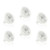 6 Pack MR16 LED Light Bulbs, 90% Energy Saving, ELECCTV 12V 5W GU5.3 Base Spotlight with 3000K Warm White 450 lm 50W Equivalent Halogen Replacement