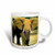 3dRose mug_509_3 African Elephant Magic Transforming Mug, 11-Ounce, Black/White