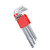 LDEXIN 9pcs L Shaped Hexagon Head Long Arm Ball End Hex Key Allen Wrench Screwdriver Spanner Tool