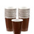 Chocolate Brown Paper Cups | 9 oz. | Pack of 20 | Party Supply