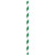 amscan Festive Green Paper Straws | 80 Ct.