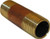 LASCO 17-9447 1/2-Inch by 2-1/2-Inch Red Brass Pipe Nipple