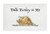 Creative Co-Op Stoneware Platter, "Talk Turkey To Me"