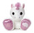 Aurora World Taddle Toes Rainbow Unicorn Plush