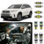AUTOGINE 13 Piece Super Bright LED Interior Light Bulbs Kit Package 6000K White for 2014 2015 2016 2017 2018 2019 Toyota Highlander + Install Tool