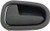 Dorman 83547 Front / Rear Driver Side Interior Door Handle for Select Kia Models, Dark Gray
