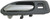 Dorman 92408 Front Driver Side Interior Door Handle for Select Honda Models, Gray