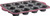 Trudeau Structure Pro Silicone Muffin Pan, 12 Cup, Grey/Pink