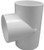 Genova Products 31430 PVC Slip Tee, 3"
