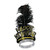 Beistle Swing New Year's Eve Tiaras, 50 Tiaras, Black and Gold