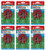Fluidmaster 502P21 Universal Performax Flapper with Microban, Red (6 Pack)