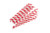 TableCraft 10109 Coca-Cola Red & White Striped Straws (Unwrapped), Pack of 100