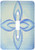 3dRose Lsp_13596_1 Blue Lotus Flower Single Toggle Switch