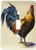 3dRose lsp_37259_1 Blue Yellow Red Victorian Rooster Single Toggle Switch