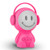 Sleepbox Portable Sound Machines for Baby Adults Rechargeable White Noise Machine with 30 Non Looping Soothing Sounds and Memory Function 32 Levels of Volume and Sleep Timer Sound Therapy.?Pink?