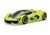 Lamborghini Terzo Millennio Lime Green with Black Top and Carbon Accents 1/24 Diecast Model Car by Bburago 21094