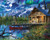 Springbok's 1000 Piece Jigsaw Puzzle Moon Cabin Retreat
