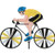 Premier Kites Road Bike 22 Inch Spinner - Man