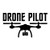 Drone Pilot Vinyl Decal Sticker | Cars Trucks Vans SUVs Walls Cups Laptops | 5 Inch | Black | KCD2682B