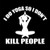 I Do Yoga So I Don't Kill People Vinyl Decal Sticker | Cars Trucks Vans SUVs Walls Cups Laptops | 5.5 Inch | White | KCD2727