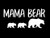 Mama Bear with Cubs NOK Decal Vinyl Sticker |Cars Trucks Vans Walls Laptop|White|7.5 x 3.5 in|NOK172