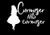 Curiouser and Curiouser Alice NOK Decal Vinyl Sticker |Cars Trucks Vans Walls Laptop|White|7.5 x 5.5 in|NOK548