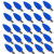 25 Pack C9 LED Replacement Christmas Light Bulb, C9 Shatterproof LED Bulb for Christmas String Light, E17 Intermediate Base, Commercial Grade Bulbs, 5 Diode (LED's) (Blue)