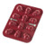 Nordic Ware 43609 12-Cavity Snowman Cake Pops Pan, Red