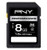 PNY 8GB Performance Class 4 SDHC Flash Memory Card 2-Pack (P-SDHC8G4X2H-GE)