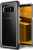 Caseology Skyfall for Samsung Galaxy Note 8 Case (2017) - Clear Back & Slim Fit - Matte Black