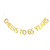 Cheers to 65 Years Banner, 65th Birthday Party Decorations, Gold Glitter Letters Birthday Bunting