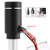 CIRCLE JOY Electric Wine Aerator, Wine Dispenser Pump, Automatic Wine Pourer, Instant Wine Decanter, One-Touch Wine Oxidizer with Retractable Tube, Portable and USB Rechargeable, Black