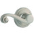 Kwikset Lido Left-Handed Half-Dummy Lever in Satin Nickel