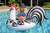 Poolmaster Rooster Inflatable Swimming Pool Party Float (48 Inch), Black/White/Red