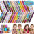 Fansport Slap Bracelets Party Favors for Kids Bulk Colorful Print Design Snap Bracelets Retro Slap Bands for Adult Teens Kids Party Prize (100Pcs)