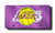 Rico Industries NBA Los Angeles Lakers Laser Inlaid Metal License Plate Tag, Purple