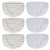eoocvt 6pcs Bissell Mop Pads Replacement for Bissell PowerFresh 1940 Series 1440 1544 1806 2075 Series, Steam Mop Model 19402 19404 19408 19409 1940a 1940f 1940q 1940t 1940w