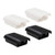 Hukado 4 Pack Black White Battery Cover Shell Case Replacement Compatible with Xbox 360 Wireless Controller