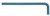 Bondhus 13901 .035" Hex Tip Key L-Wrench with ProGuard Finish, Long Arm