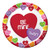 Sturdy Style Paper Dessert Plates, Sweet Sayings, 8-Count