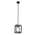 COTULIN Modern Glass Pendant Light, Single Light Metal Wire Cage Hanging Pendant Light, Black Hanging Ceiling Lamp,Industrial Lighting Fixture and Decoration for Living Room Bedroom Kitchen