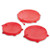 Pampered Chef Stretch-Fit Silicone Lid Set