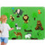 Craftstory Kids Flannel Felt-Board Story for Toddlers Preschool with Felt Safari Animals Figures Large Wall Hang Learning Storytelling Activity Play Kits