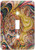 3dRose LLC lsp_116873_1 Crazy Wild Swirly Colors Intricate Fractal Abstract Fractal Art Single Toggle Switch