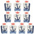 Big Dot of Happiness Ahoy - Nautical - Table Decorations - Baby Shower or Birthday Party Fold and Flare Centerpieces - 10 Count